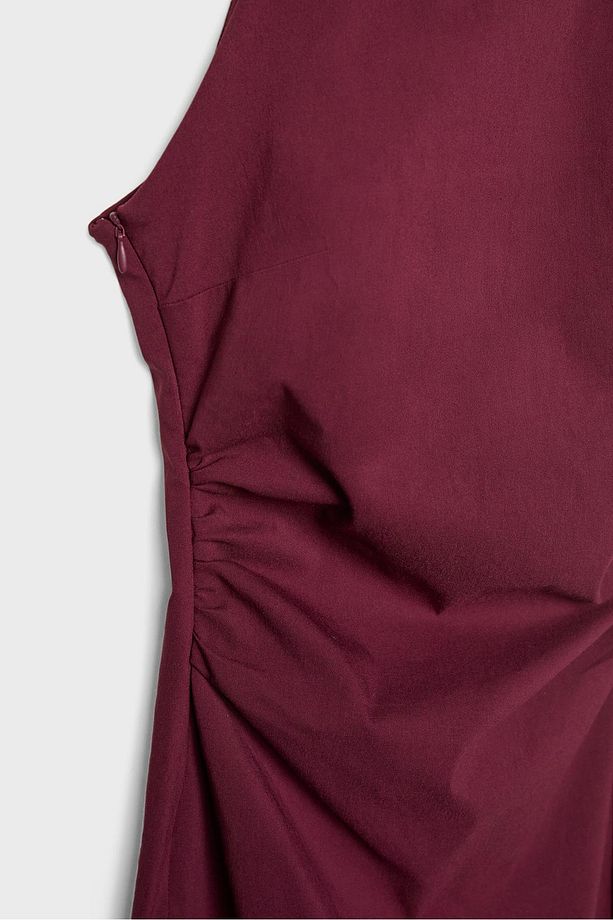 Halter midi elbise - 8