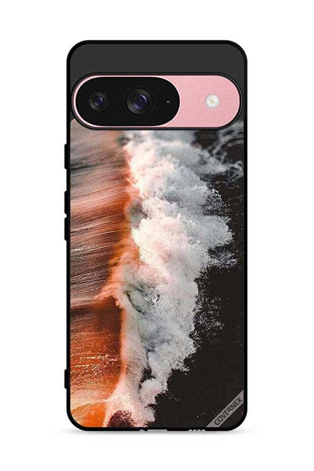 غطاء حماية لجهاز Google Pixel 9 بتصميم موجة مياه البحر
