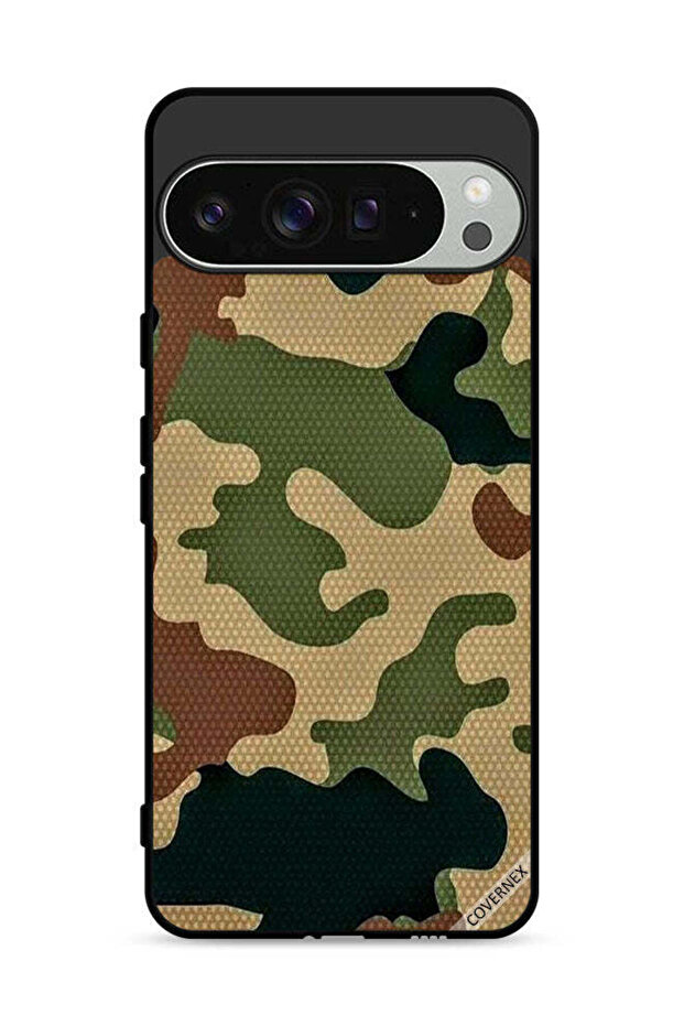 غطاء حماية لهاتف Google Pixel 9 Pro بتصميم مموه