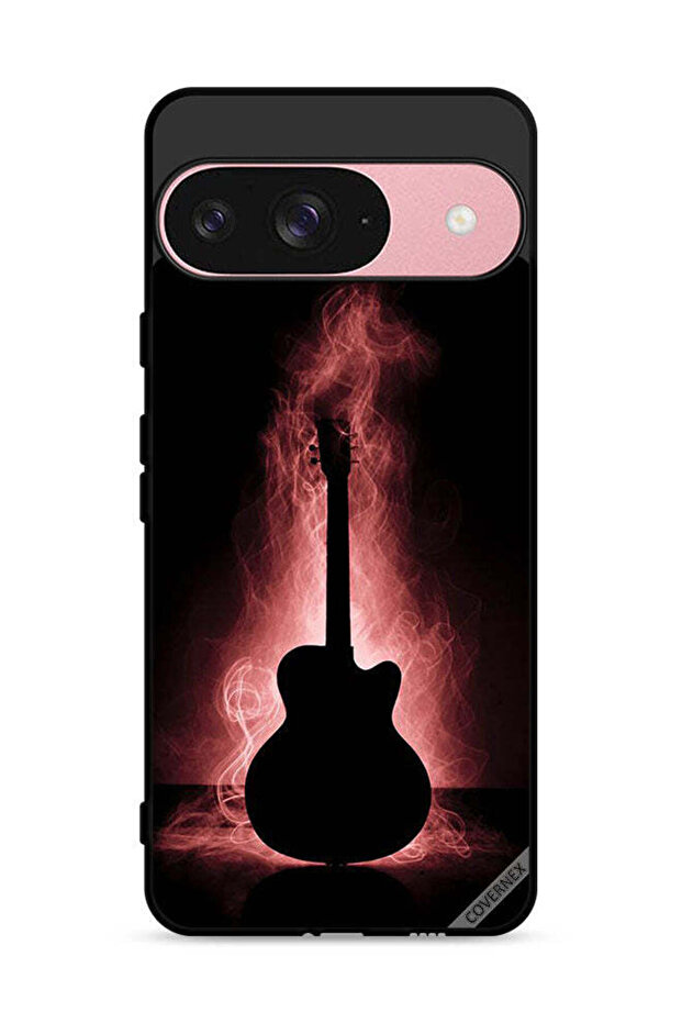 غطاء حماية لجهاز Google Pixel 9 بتصميم انعكاس الجيتار