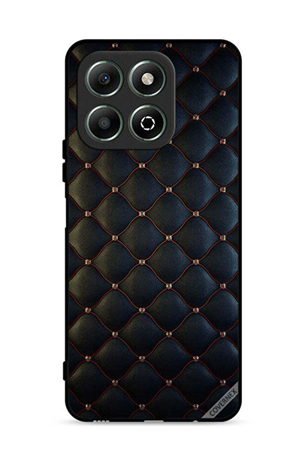 غطاء حماية لهاتف Honor X6b 4G بنقشة دبابيس على القماش