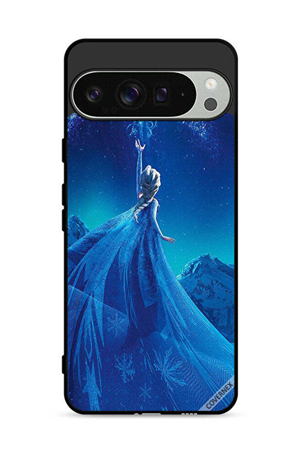 غطاء حماية لهاتف Google Pixel 9 Pro بطبعة إلسا فروزن
