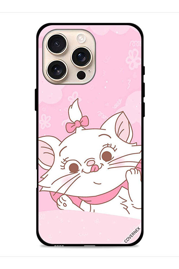 غطاء حماية لجهاز Apple iPhone 16 Pro Max بتصميم قطة