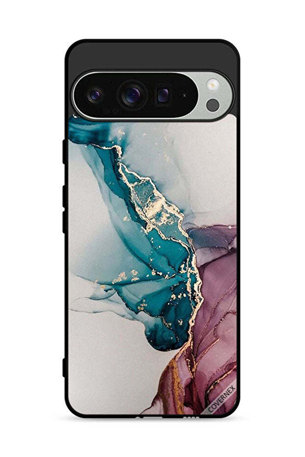 غطاء حماية لهاتف Google Pixel 9 Pro بنمط متشقق - 1