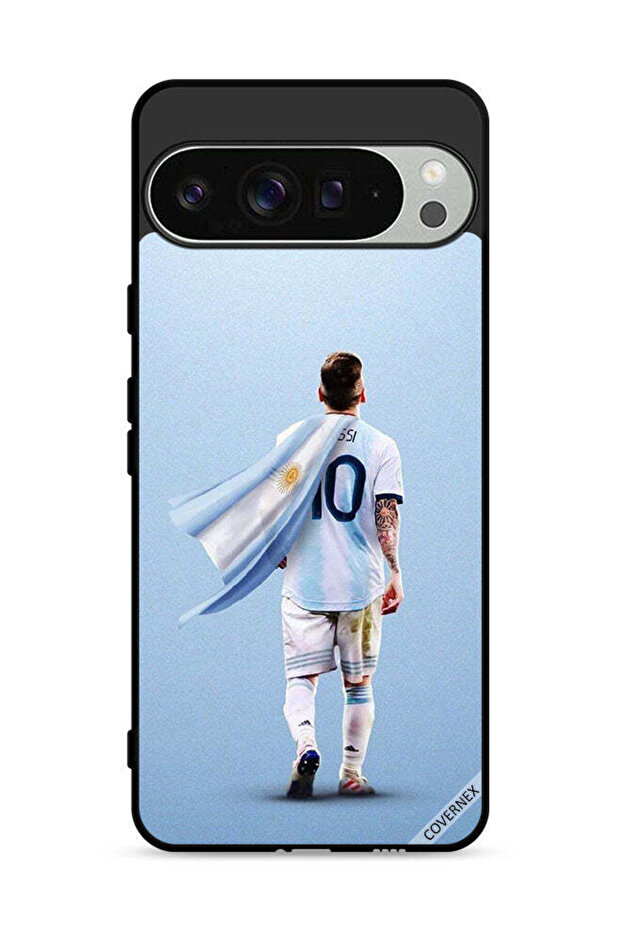 غطاء حماية لهاتف Google Pixel 9 Pro، ليو ميسي، الرجل الخارق
