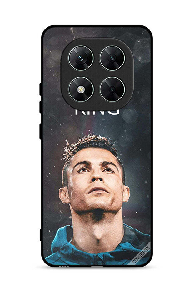 غطاء حماية لهاتف Xiaomi Poco X7 5G رونالدو الملك