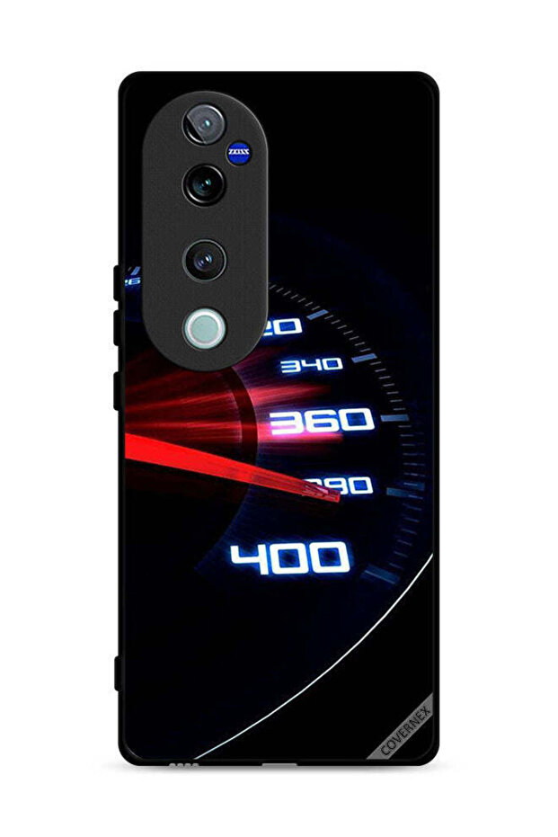 غطاء حماية لهاتف Vivo V40 Pro 5G مع مقياس سرعة 390 بلس