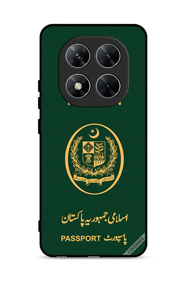 غطاء حماية لهاتف شاومي ريدمي نوت 14 برو 5G بنمط جواز السفر الباكستاني