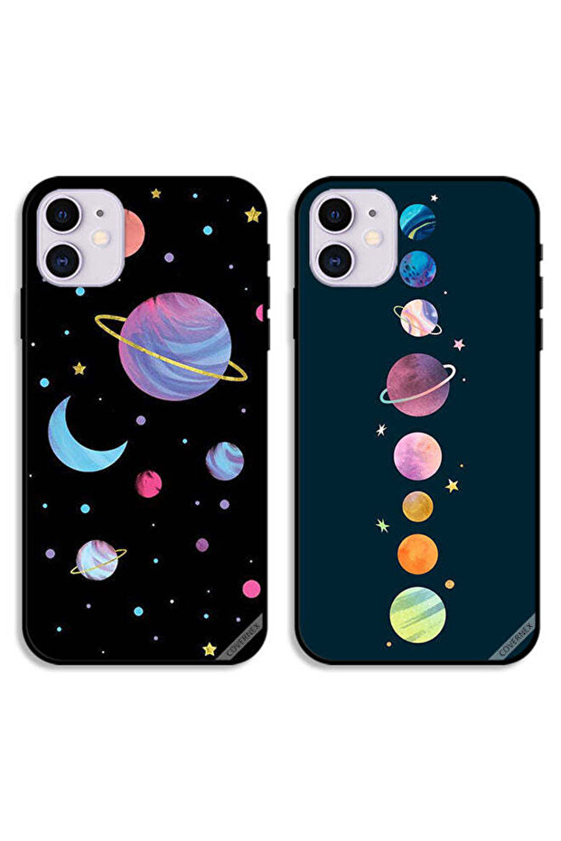 Two Cases For Apple iPhone 11 Protective Covers Planets Art and Space Star