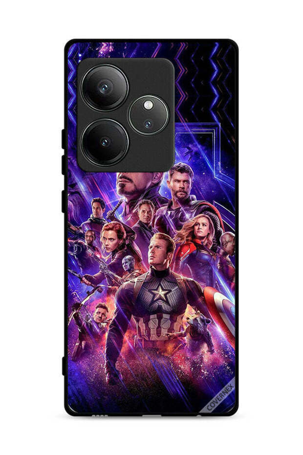 غطاء حماية لهاتف Realme GT 6 5G بخلفية Avengers Endgame