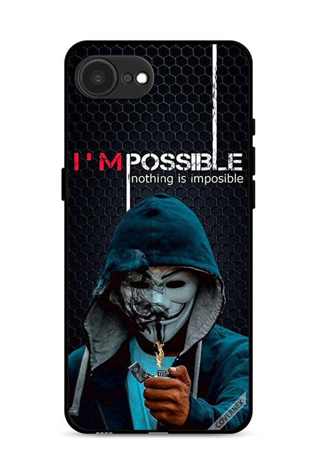 Apple iPhone 16e Protective Case Cover I Am Possible Nothing Is Impossible Wallpaper
