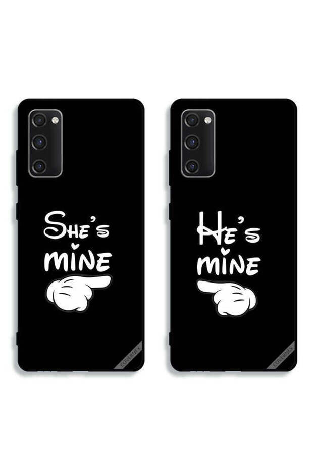 جرابان لهاتف Samsung Galaxy S20 FE، أغطية حماية، He is Mine، She is Mine، جراب خلفي للزوجين