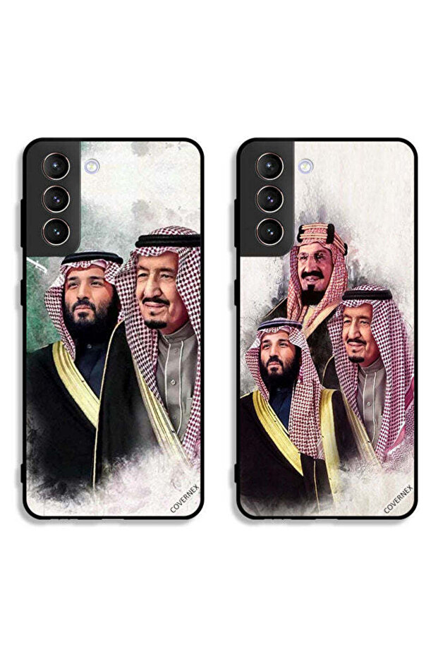 حافظتان لهاتف سامسونج جالاكسي S21 FE 5G، أغطية حماية من تصميم محمد سلمان عبد العزيز آل سعود