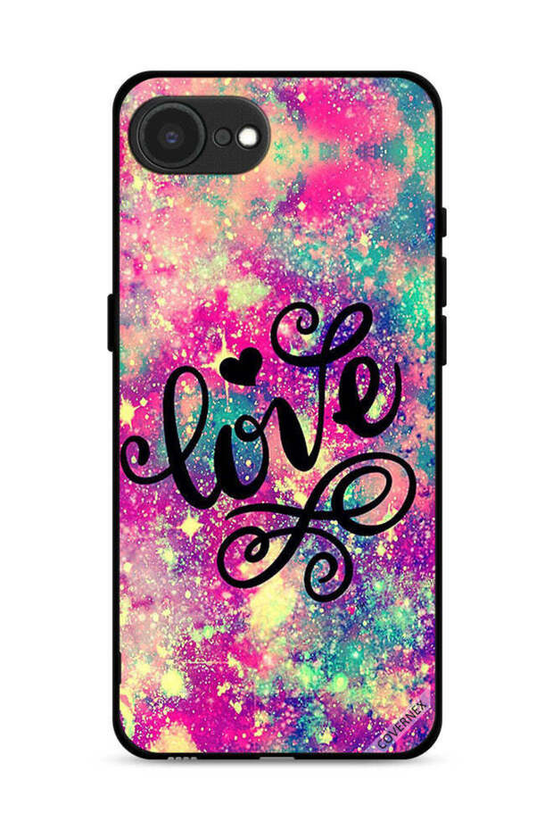 غطاء حماية لجهاز Apple iPhone 16e بخلفية Love Sparks