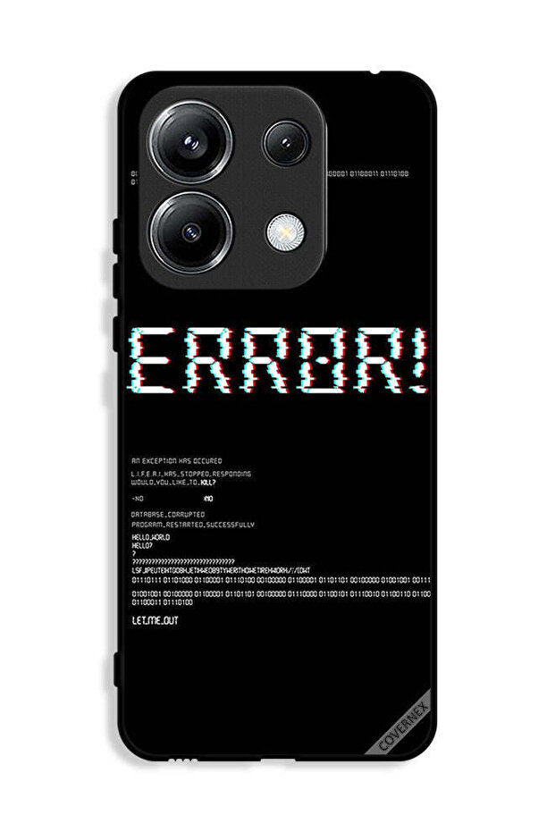 غطاء حماية لهاتف Xiaomi Poco M6 Pro 4G مع وجود خطأ