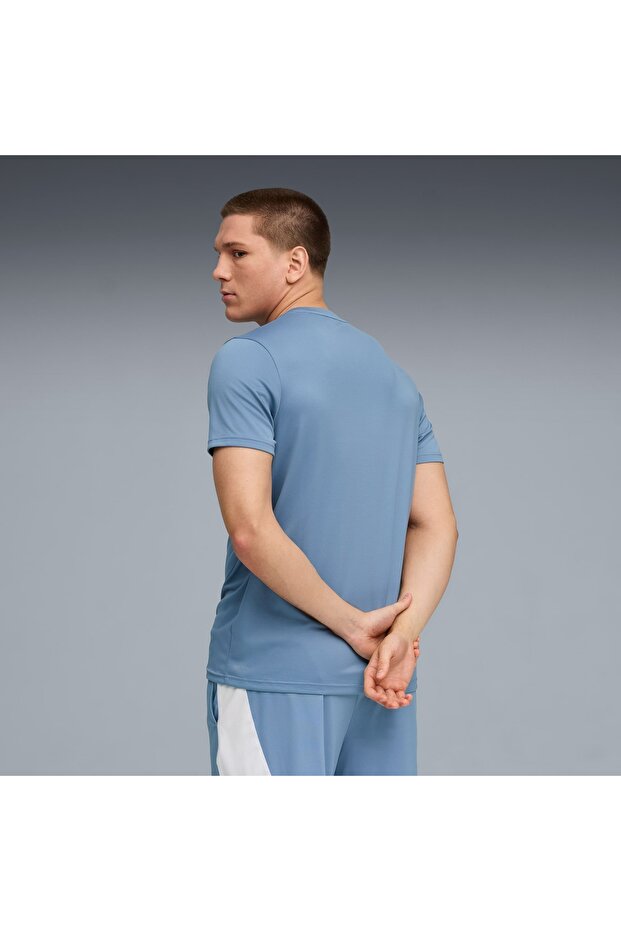 Erkek Mavi M Tad Ess Poly Texture Tee Tshirt 527155-34 - 2