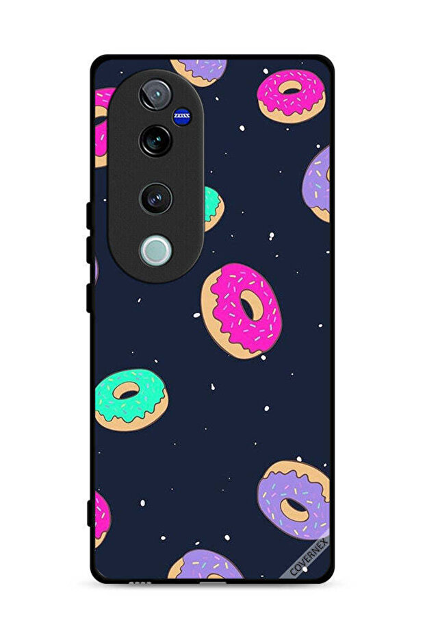 غطاء حماية لهاتف Vivo S19 Pro 5G بطبعة دوناتس