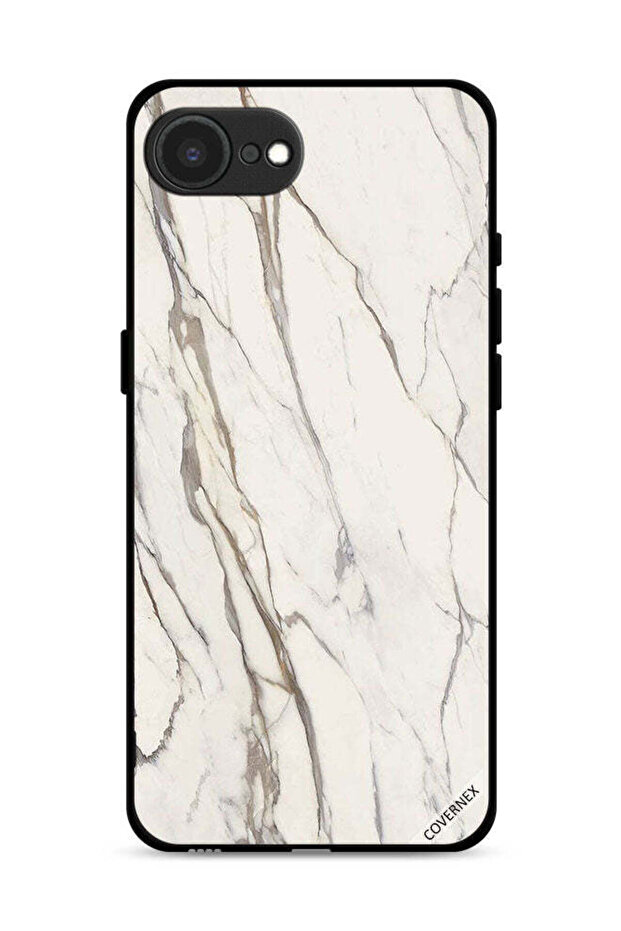 Apple iPhone 16e Protective Case Cover Marble Design Pattern - 1