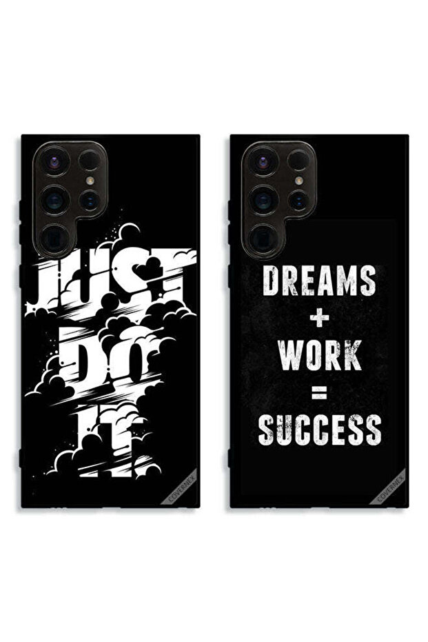 حافظتان لهاتف Samsung Galaxy S23 Ultra 5G، أغطية حماية Dreams Plus، اعمل وافعل ذلك فقط