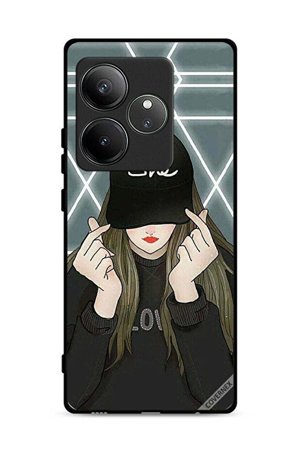 غطاء حماية لهاتف Realme GT Neo6 5G مع شعار She On Cap