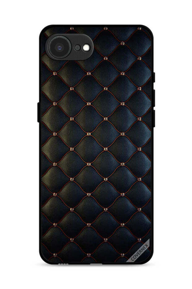 غطاء حماية لجهاز Apple iPhone 16e بنقشة دبابيس على القماش