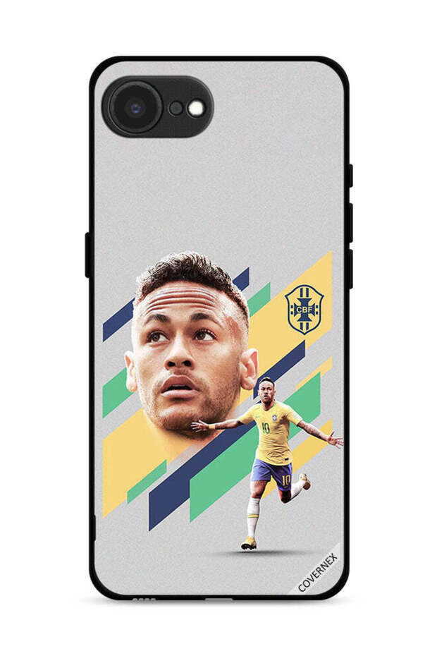 غطاء حماية لجهاز Apple iPhone 16e بتصميم نيمار آرت