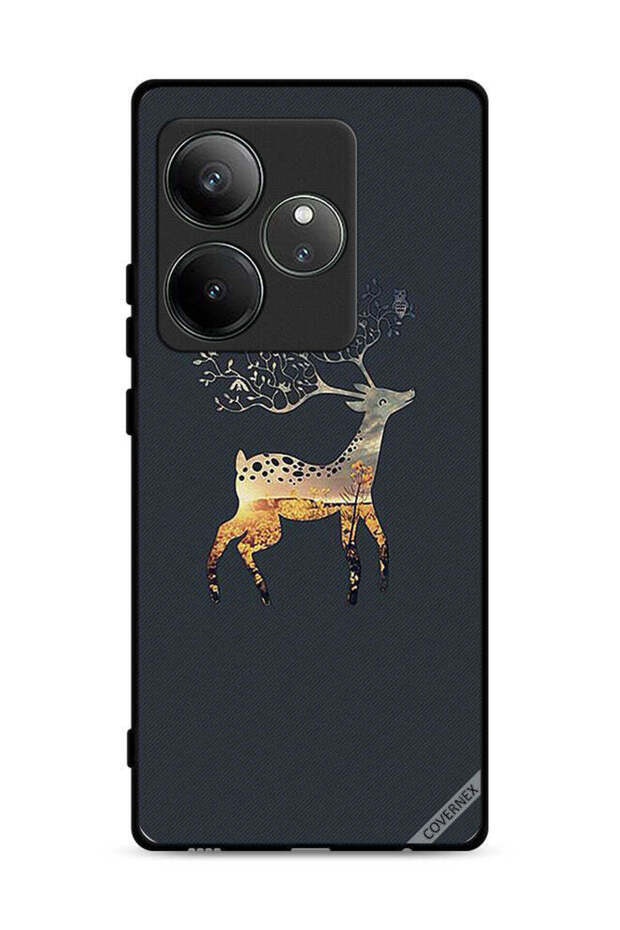 غطاء حماية لهاتف Realme GT 6 5G بتصميم غزال