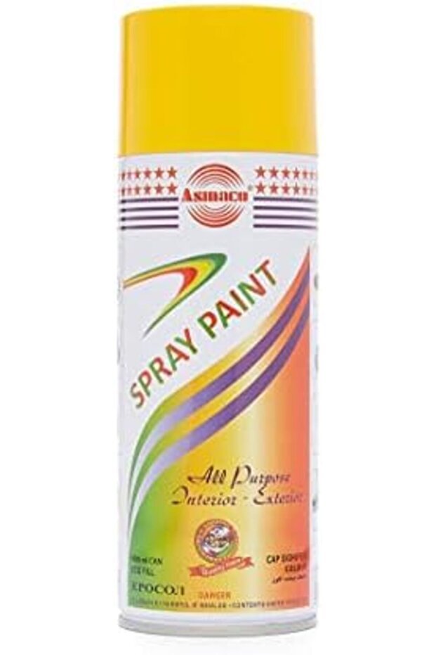 All Purpose Interior and Exterior Spray Paint, Yellow