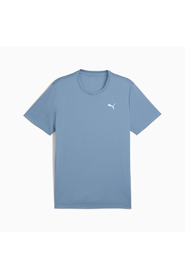 Erkek Mavi M Tad Ess Poly Texture Tee Tshirt 527155-34 - 4