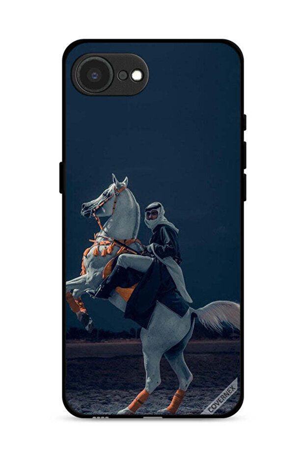 غطاء حماية لجهاز Apple iPhone 16e - شاب على حصان