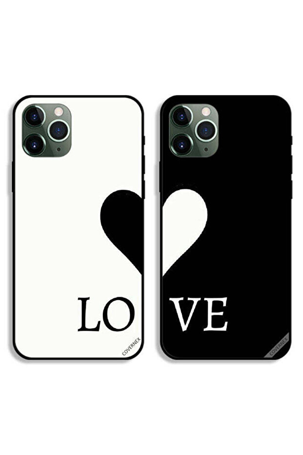 حافظتان واقيتان لهاتف Apple iPhone 11 Pro Max، أغطية خلفية بتصميم زوجين محبين