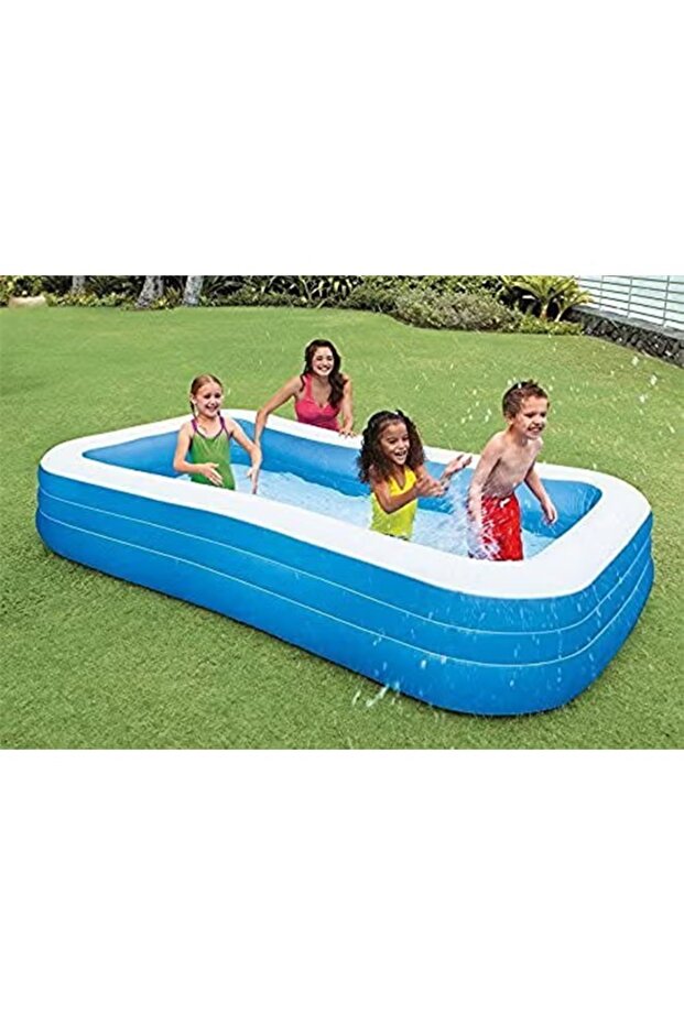 مسبح مستطيل الشكل بمساحة 306×183×72 سم - 2