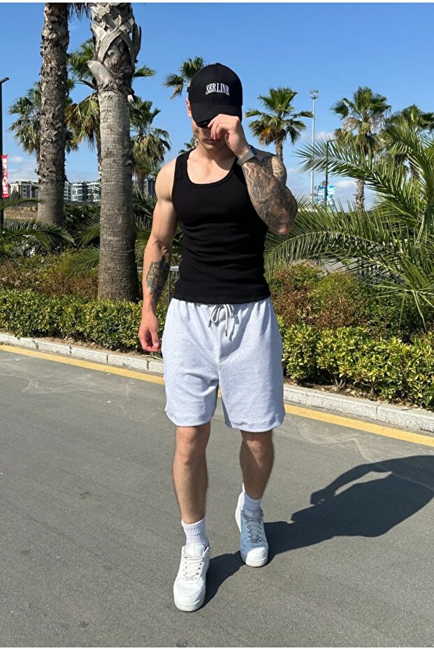 Basic Premium Oversize Şort - 5