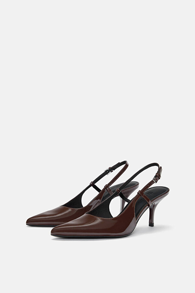 Vernik Topuklu Ayakkabı - 1