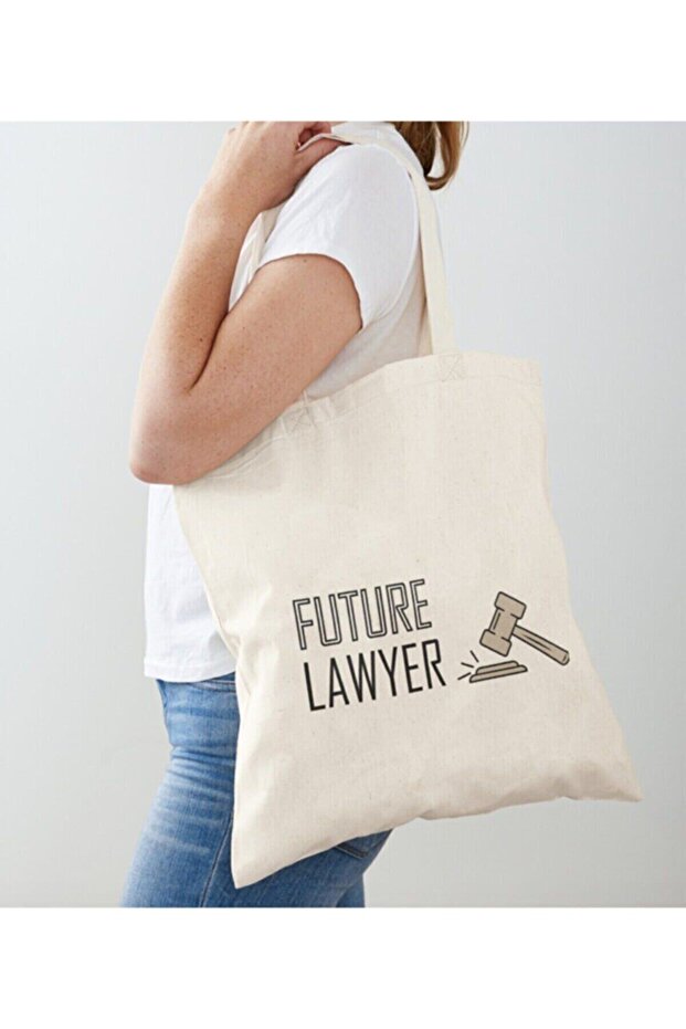Future Lawyer Printed Raw Cloth Shoulder