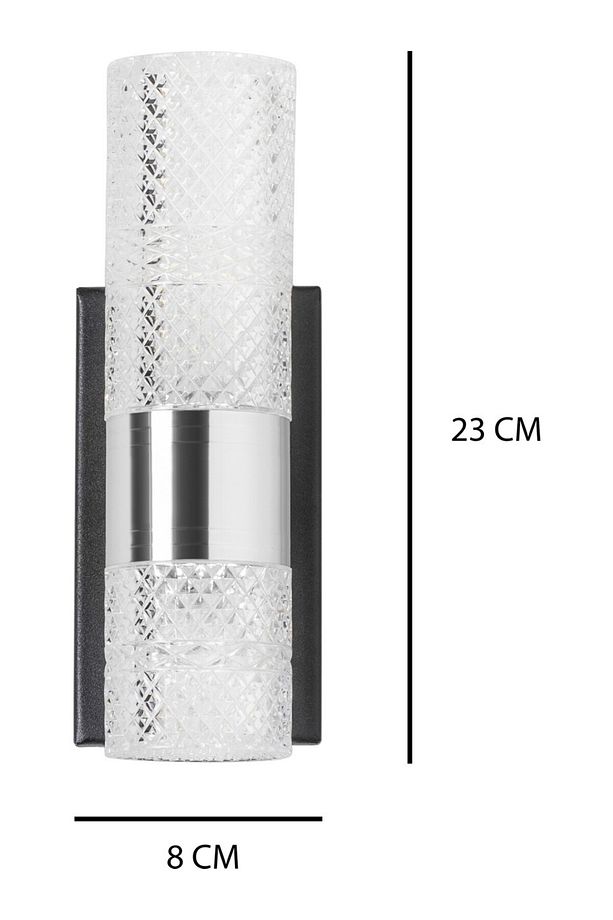 LED Kristal Luxury Duvar Apliği Duvar Aplik Duvar Lambası Modern Oturma Odası Yatak Odası Aplik - 4