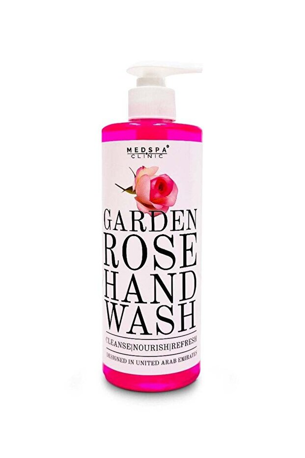 Garden Rose Hand Wash, Cleanse Nourish Refresh, 500ml