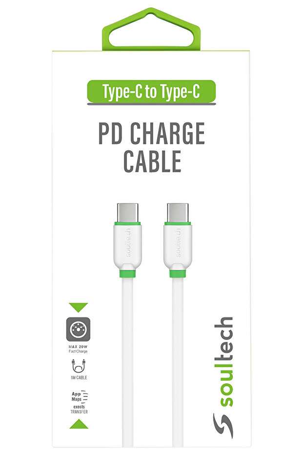 TYPE-C TO TYPE-C ŞARJ KABLOSU - 1