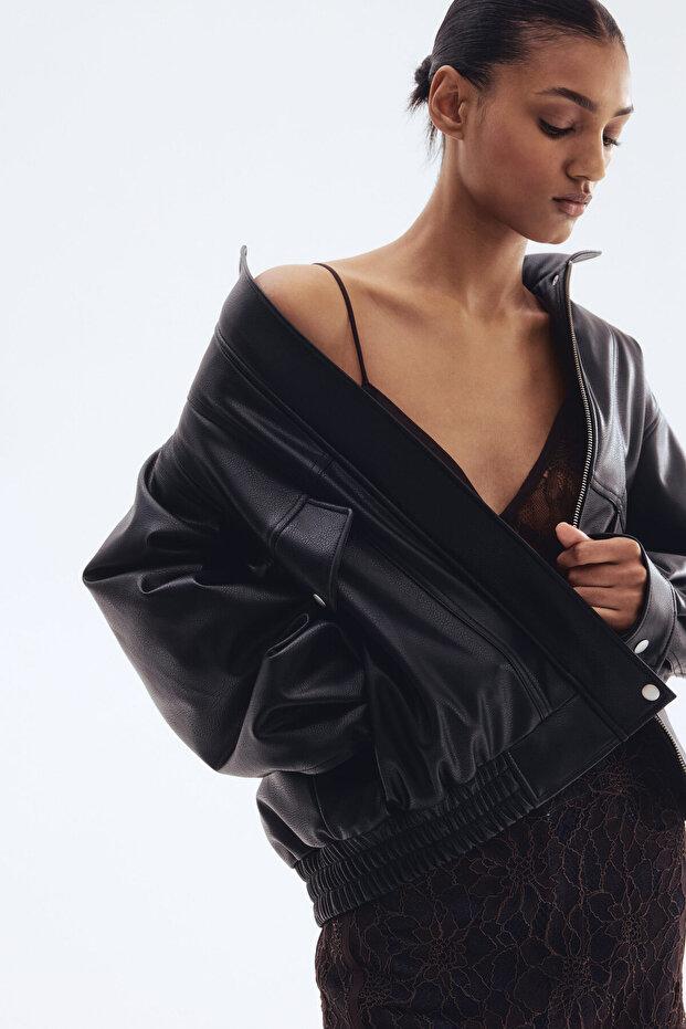 Askılı Dantel Elbise - 3