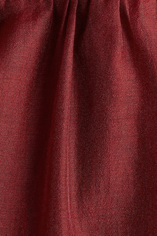 Kelebek Kollu Elbise - 5