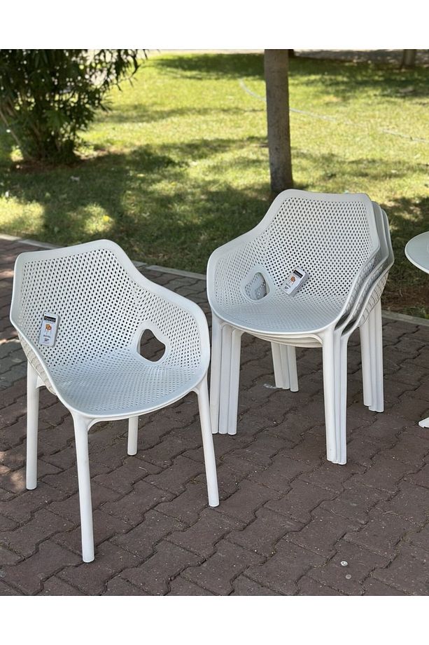 Royal 4 Adet Sandalye Koltuk Rahatlığı A Plus Yeni Sezon Rattan Bahçe Teras Balkon sandalyesi - 1