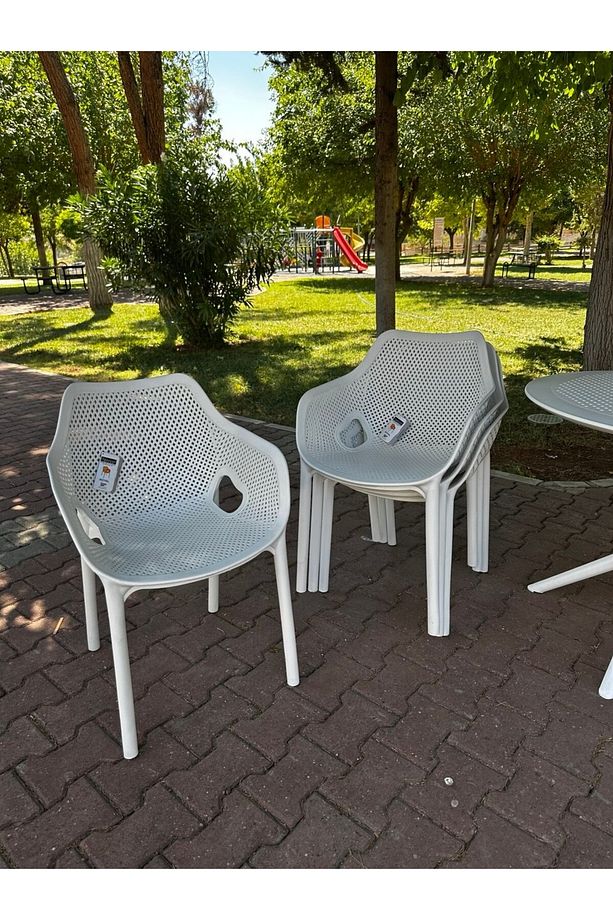 Royal 4 Adet Sandalye Koltuk Rahatlığı A Plus Yeni Sezon Rattan Bahçe Teras Balkon sandalyesi - 2