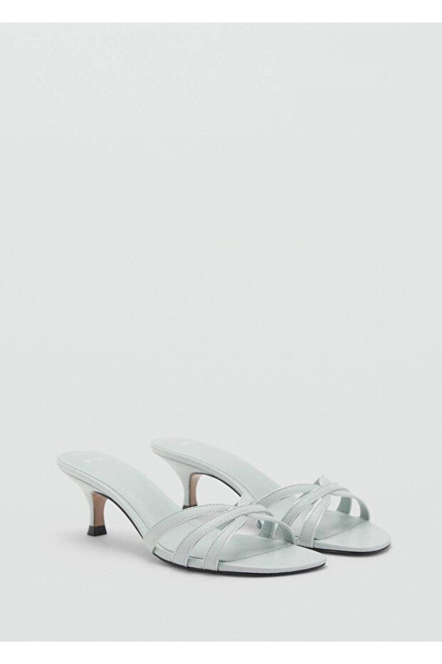 Kitten topuklu bantlı sandalet - 1