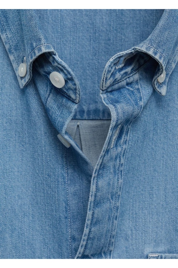 Jeansjacke mit Taschen - 6