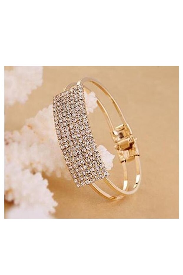 Taşlı Kelepçe Bilezik - 1