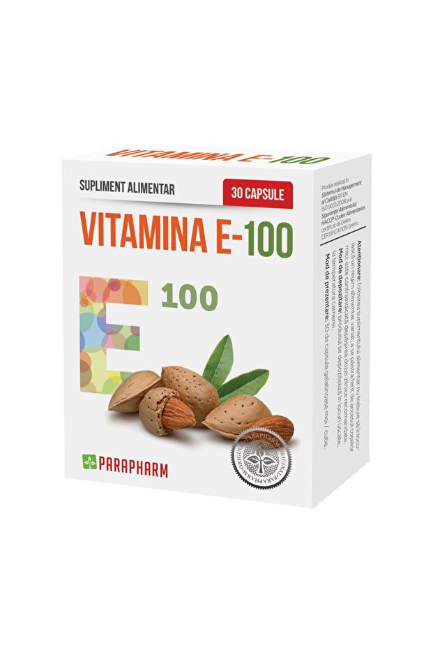 Витамин Е 100 мг, Quantum Pharm, 30 капсули - 1