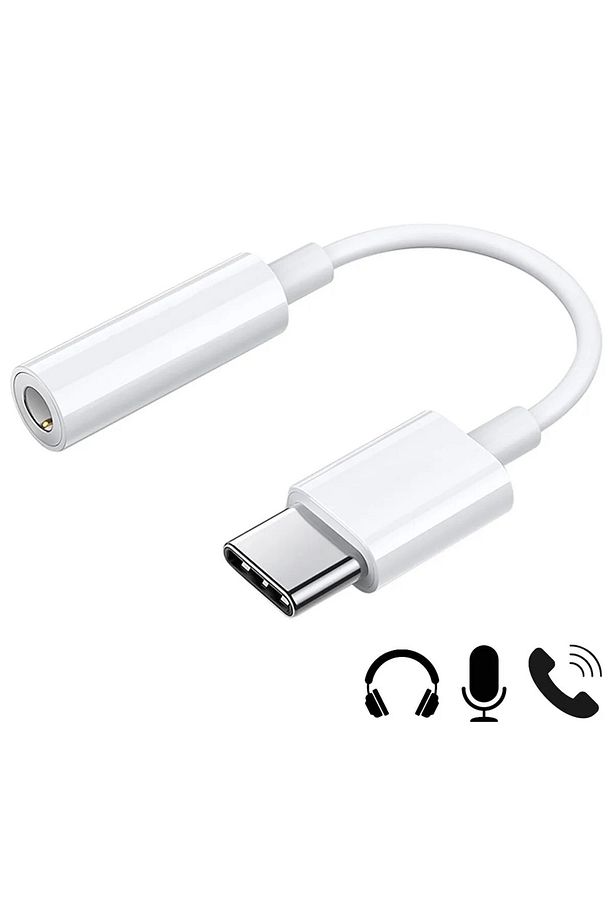 Yüksek Kalite Tak Çalıştır Type-c To Aux 3.5mm Kulaklık Jak Dönüştürücü - 1