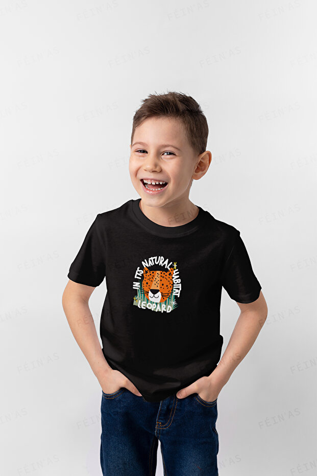 تيشيرت أطفال - ليوبارد - 1