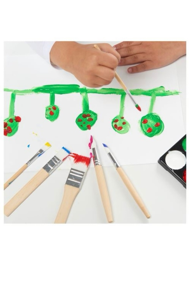 Mala huş fırça seti 6 parça - 2