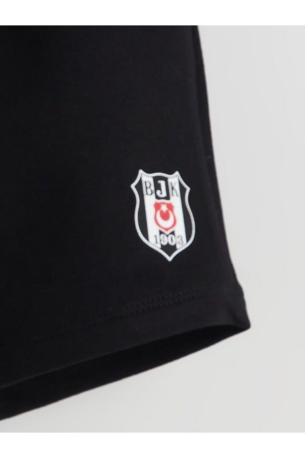 LCW baby Beşiktaş Baskılı Erkek Bebek Şortlu Takım - 7